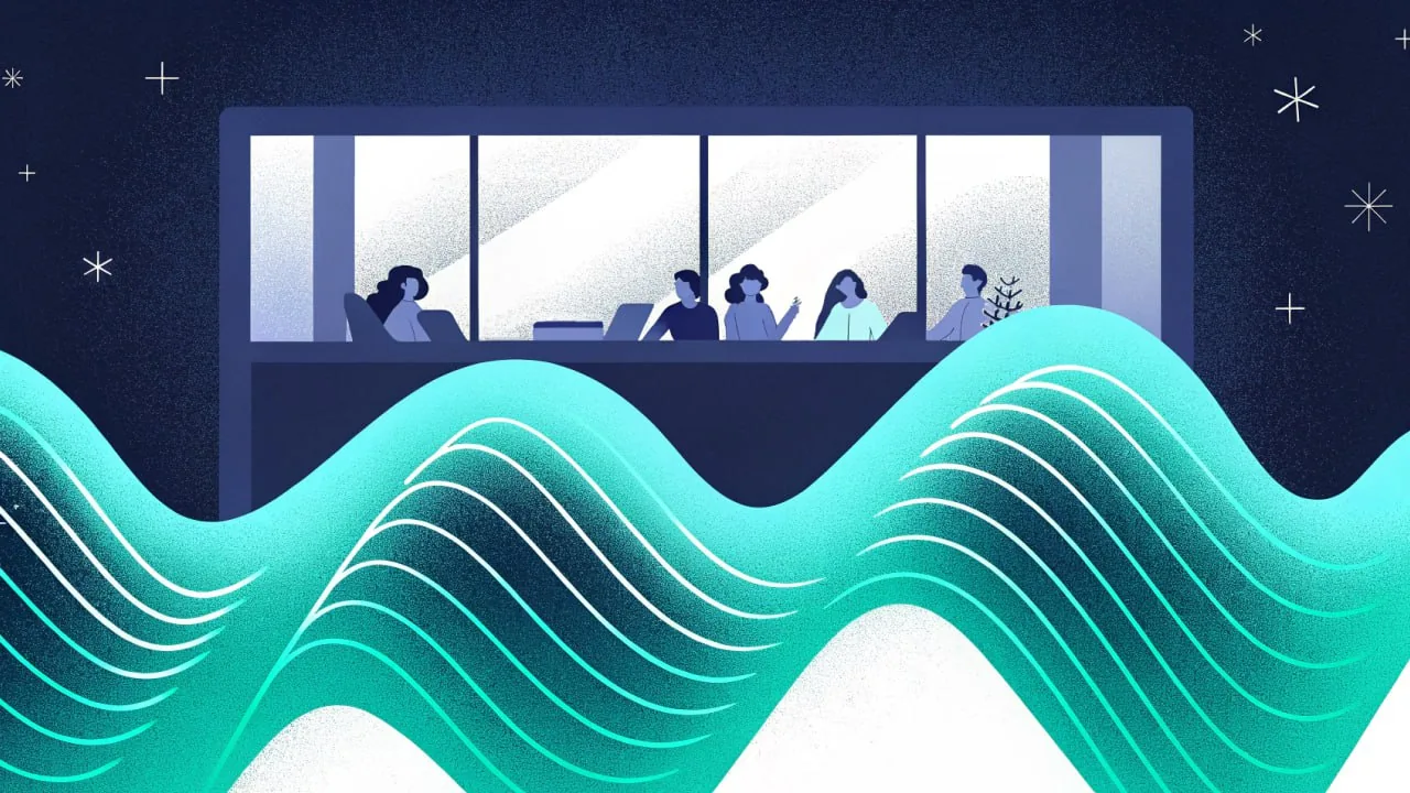 Team working together in a modern office, representing creative production for gaming and iGaming campaigns